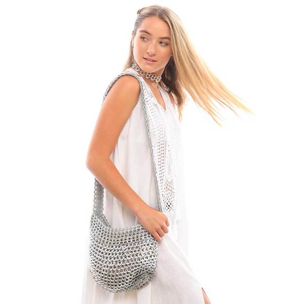 escama bag - silver