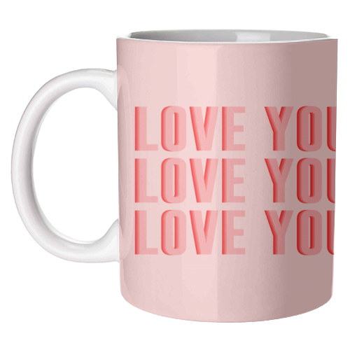 Ceramic Mug (Gloss Finish) "I Love You"