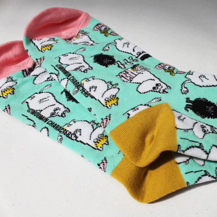 Moomin Print Socks - ‘Moomin Family’ Size UK 4-7. Gift Boxed - Image 4