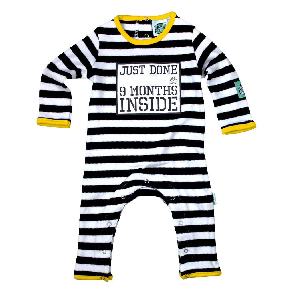 ‘Just Done 9 Months Inside’ Babygrow - Image 5