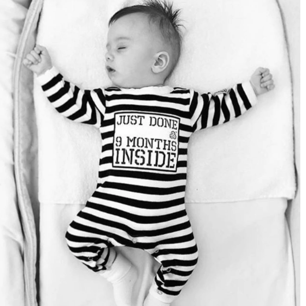 ‘Just Done 9 Months Inside’ Babygrow - Image 4