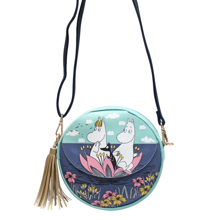 Moomin Mini Round Handbag - Lotus Design - Image 2