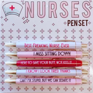 Nurse’s  Funny Pen Set - 5 pens