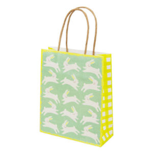 Spring Bunny Green Bunny Treat Bag