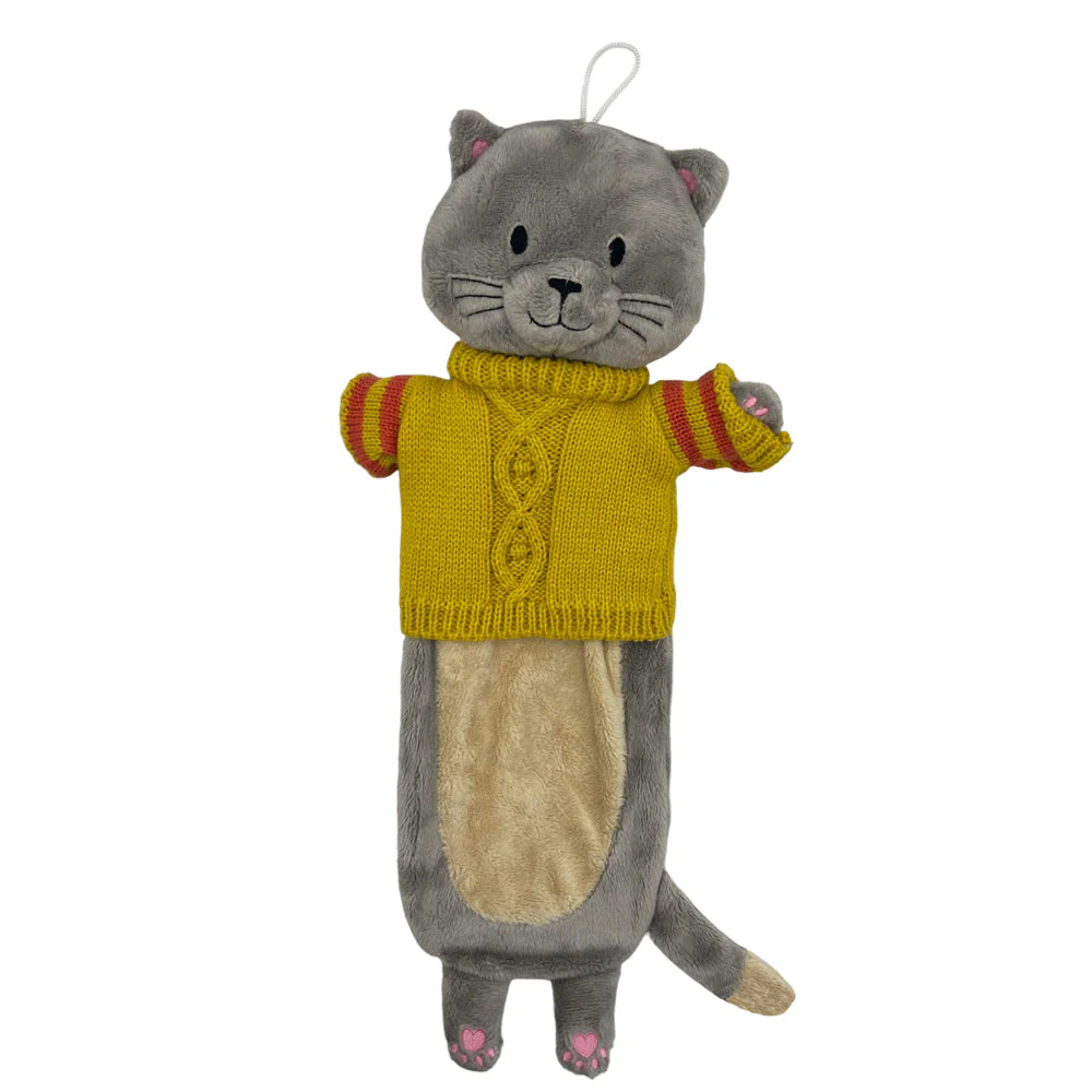 Hot Water Bottle Cat In Jumper - Image 2