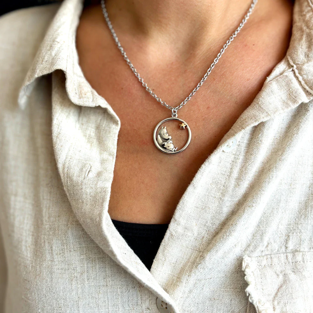 Moomin Moon and Star Necklace - Image 3