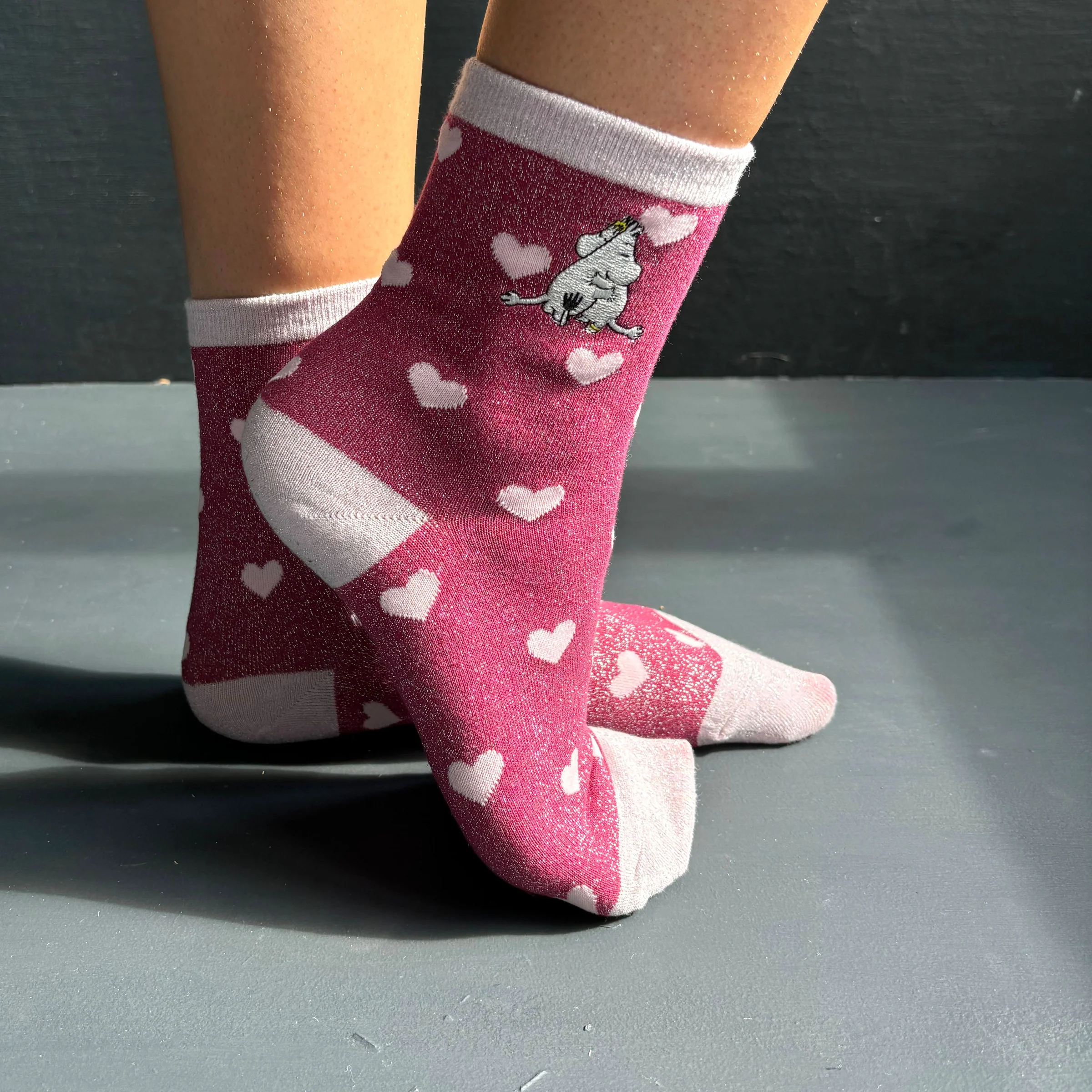 Moomin Love Glitter Socks - Image 4